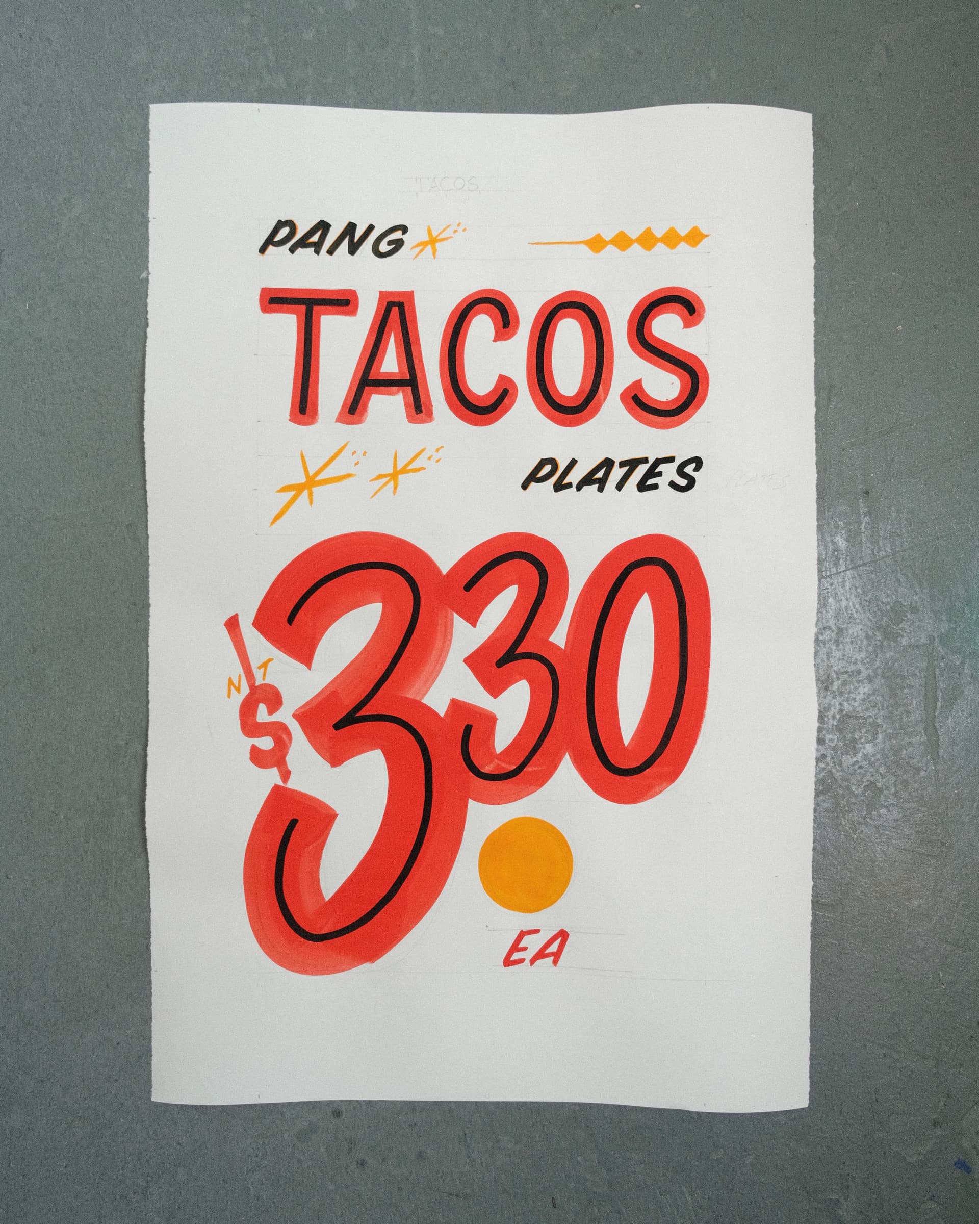 Grocery signs